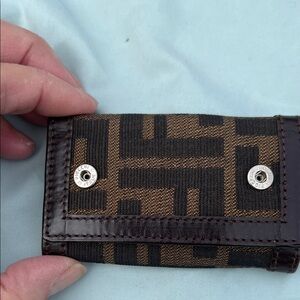 Fendi Brown and Black key holder